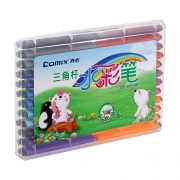 齐心 OP1005-48 48色三角杆水彩笔 (每盒48色) 1.5mm