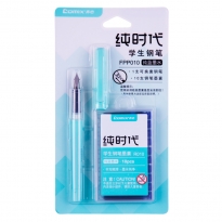 齐心 FPP010 纯时代学生钢笔（1笔+10墨囊） F