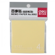 得力9082记事贴(混)76*76mm(包)