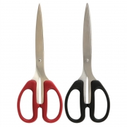得力(deli)210mm办公家用生活剪刀(大号) 1把 办公用品 颜色随机6010